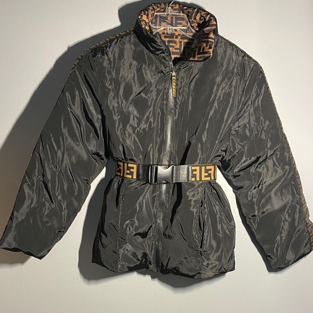 Unk Black and Brown Women's Jacket